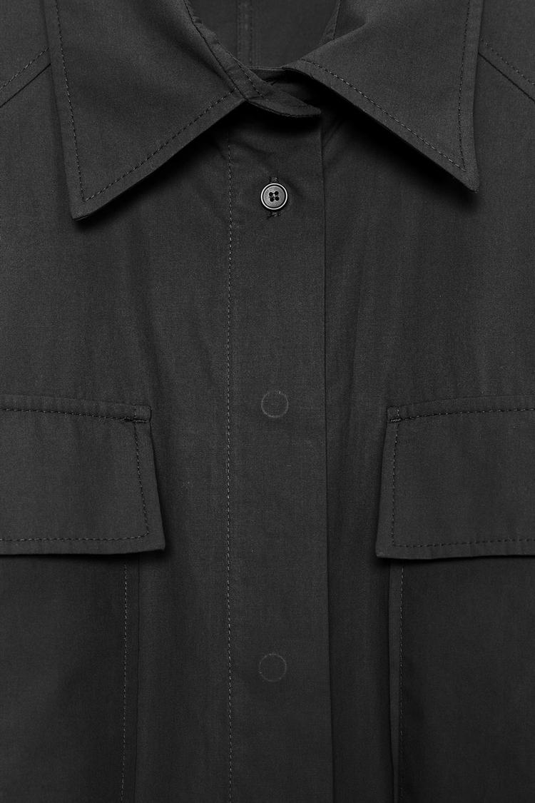 Camisa Solapa Cinturón