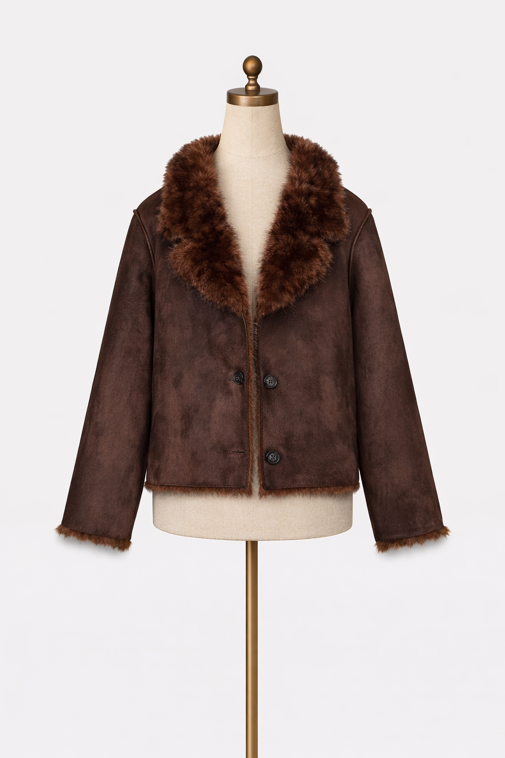 Cazadora Reversible Efecto Pelo