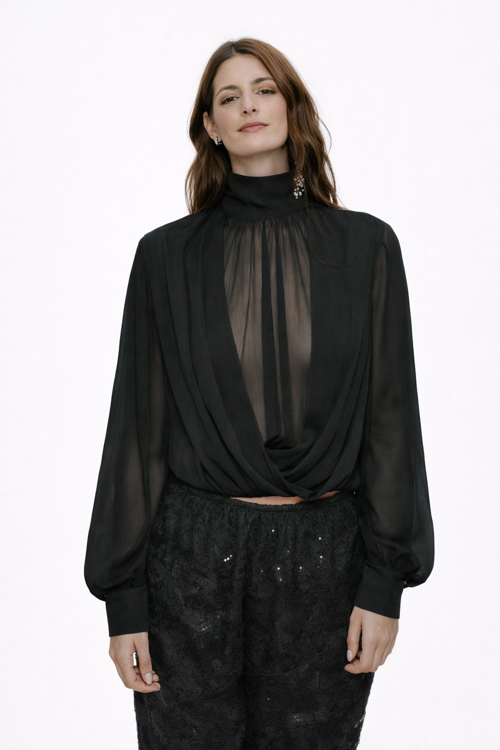 Camisa Semi Transparente