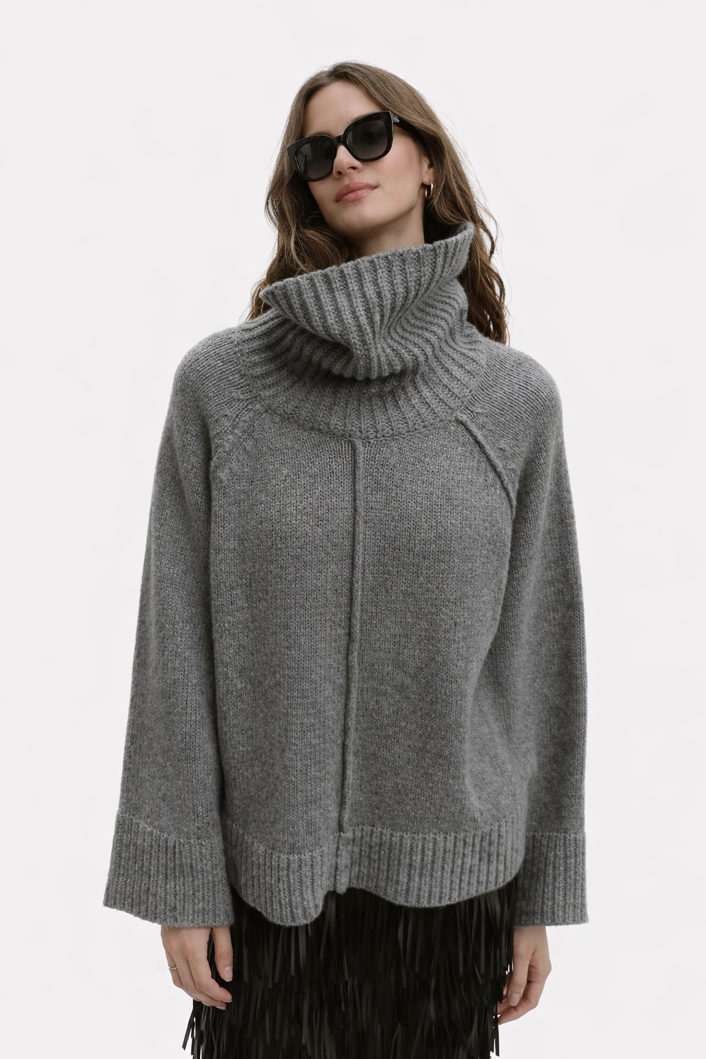 Jersey Oversize Cuello Alto